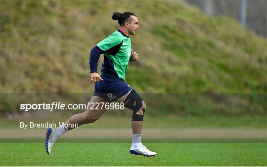 Ireland Rugby Squad Training and Media Conference