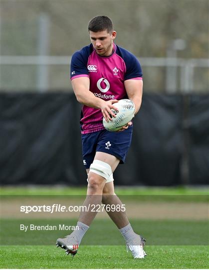 Ireland Rugby Squad Training and Media Conference