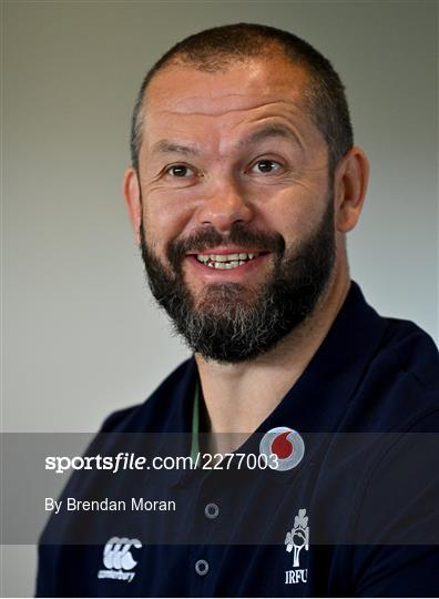 Ireland Rugby Squad Training and Media Conference