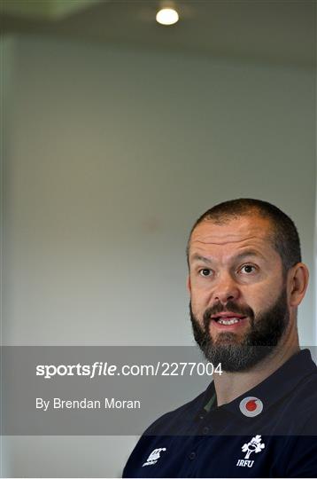 Ireland Rugby Squad Training and Media Conference Ireland Rugby Squad Training and Media Conference