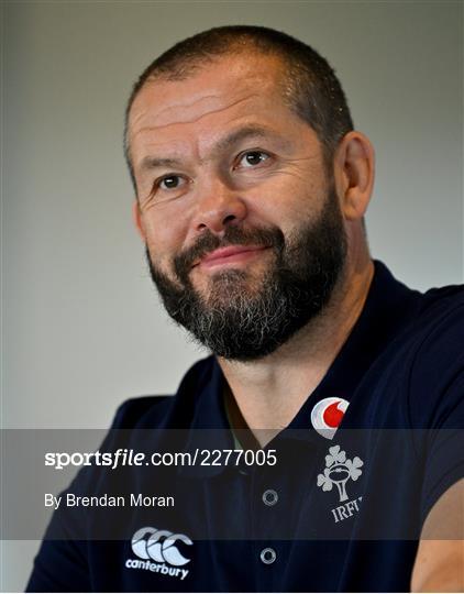 Ireland Rugby Squad Training and Media Conference