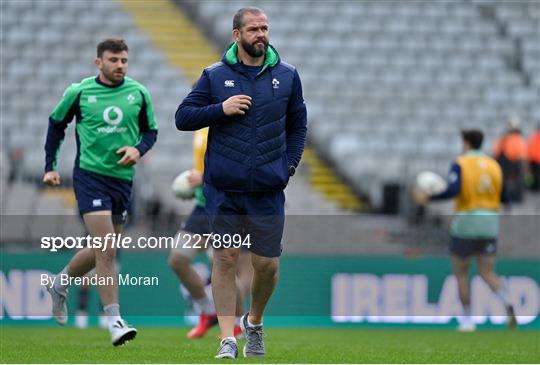 Ireland Rugby Captain's Run Ireland Rugby Captain's Run