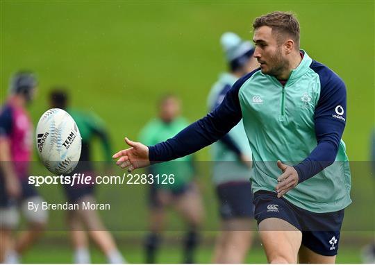 Ireland Rugby Squad Training and Media Conference