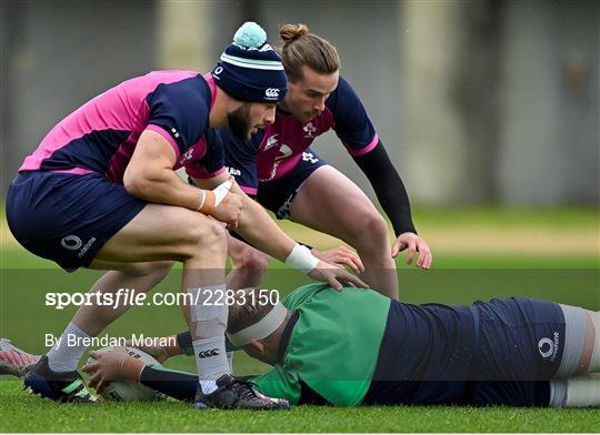 Ireland Rugby Squad Training and Media Conference Ireland Rugby Squad Training and Media Conference
