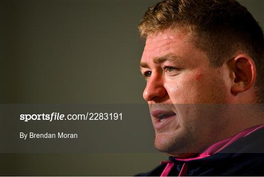 Ireland Rugby Squad Training and Media Conference