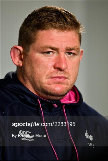 Ireland Rugby Squad Training and Media Conference