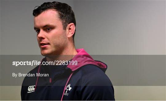 Ireland Rugby Squad Training and Media Conference