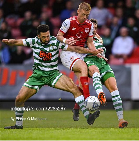 St Patrick's Athletic v Shamrock Rovers - SSE Airtricity League Premier Division St Patrick's Athletic v Shamrock Rovers - SSE Airtricity League Premier Division