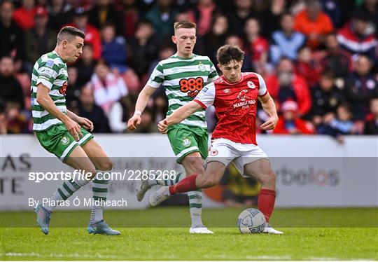 St Patrick's Athletic v Shamrock Rovers - SSE Airtricity League Premier Division St Patrick's Athletic v Shamrock Rovers - SSE Airtricity League Premier Division