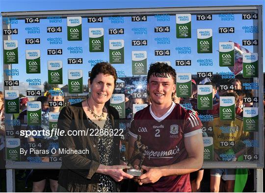 Electric Ireland Best & Fairest Award at Galway v Mayo - Electric Ireland GAA Football All-Ireland Minor Championship Final Electric Ireland Best & Fairest Award at Galway v Mayo - Electric Ireland GAA Football All-Ireland Minor Championship Final