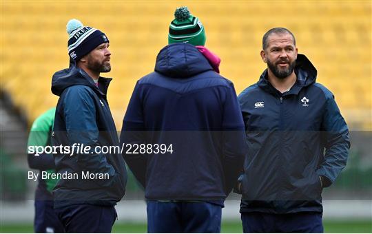 Ireland Rugby Squad Training and Media Conference