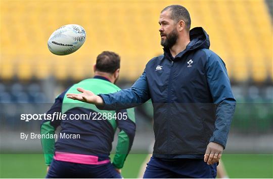 Ireland Rugby Squad Training and Media Conference