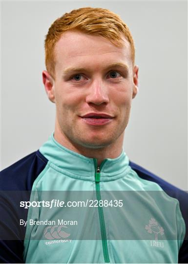 Ireland Rugby Squad Training and Media Conference