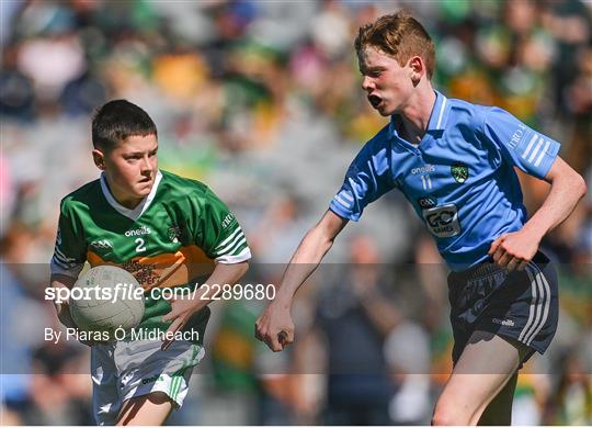 INTO Cumann na mBunscol GAA Respect Exhibition Go Games at Dublin v Kerry - GAA Football All-Ireland Senior Championship Semi-Final