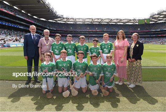 INTO Cumann na mBunscol GAA Respect Exhibition Go Games at Kilkenny v Limerick - GAA Hurling All-Ireland Senior Championship Final INTO Cumann na mBunscol GAA Respect Exhibition Go Games at Kilkenny v Limerick - GAA Hurling All-Ireland Senior Championship Final
