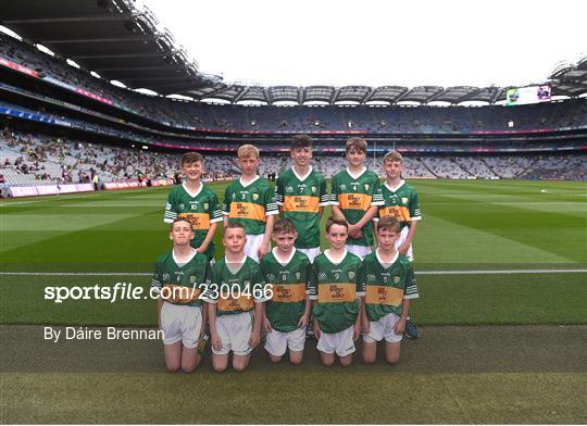 INTO Cumann na mBunscol GAA Respect Exhibition Go Games at GAA All-Ireland Senior Football Championship Final INTO Cumann na mBunscol GAA Respect Exhibition Go Games at GAA All-Ireland Senior Football Championship Final