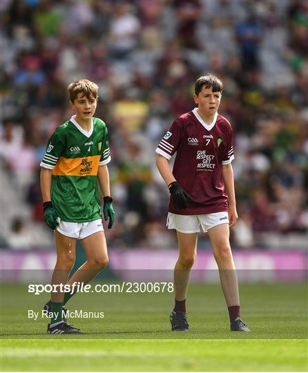 INTO Cumann na mBunscol GAA Respect Exhibition Go Games at GAA All-Ireland Senior Football Championship Final INTO Cumann na mBunscol GAA Respect Exhibition Go Games at GAA All-Ireland Senior Football Championship Final