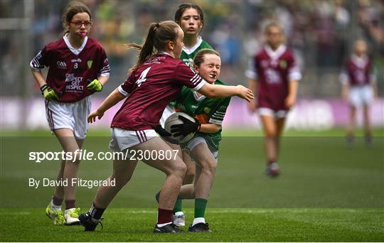 INTO Cumann na mBunscol GAA Respect Exhibition Go Games at GAA All-Ireland Senior Football Championship Final INTO Cumann na mBunscol GAA Respect Exhibition Go Games at GAA All-Ireland Senior Football Championship Final