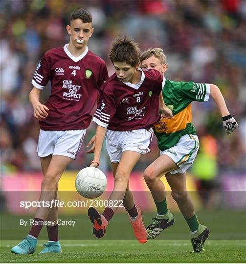 INTO Cumann na mBunscol GAA Respect Exhibition Go Games at GAA All-Ireland Senior Football Championship Final