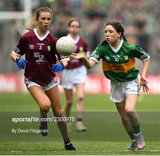 INTO Cumann na mBunscol GAA Respect Exhibition Go Games at GAA All-Ireland Senior Football Championship Final INTO Cumann na mBunscol GAA Respect Exhibition Go Games at GAA All-Ireland Senior Football Championship Final