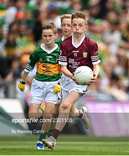 INTO Cumann na mBunscol GAA Respect Exhibition Go Games at GAA All-Ireland Senior Football Championship Final INTO Cumann na mBunscol GAA Respect Exhibition Go Games at GAA All-Ireland Senior Football Championship Final