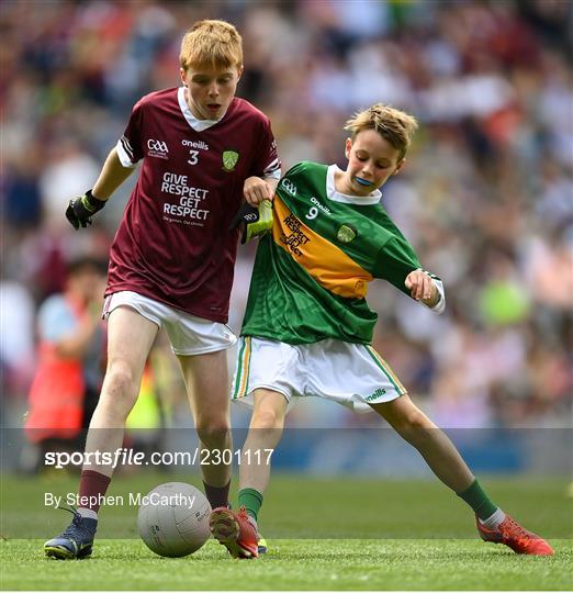 INTO Cumann na mBunscol GAA Respect Exhibition Go Games at GAA All-Ireland Senior Football Championship Final