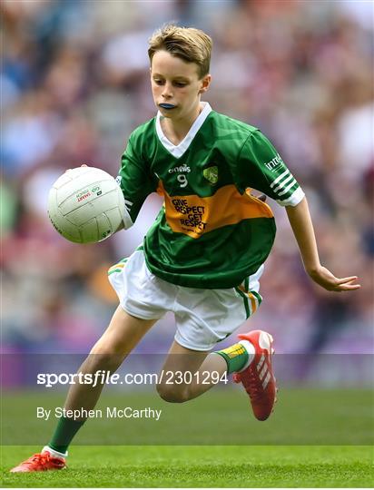 INTO Cumann na mBunscol GAA Respect Exhibition Go Games at GAA All-Ireland Senior Football Championship Final INTO Cumann na mBunscol GAA Respect Exhibition Go Games at GAA All-Ireland Senior Football Championship Final