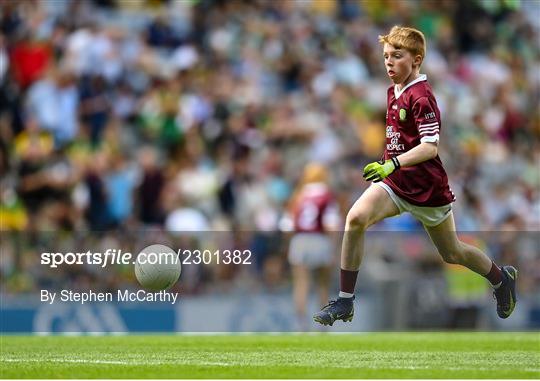 INTO Cumann na mBunscol GAA Respect Exhibition Go Games at GAA All-Ireland Senior Football Championship Final INTO Cumann na mBunscol GAA Respect Exhibition Go Games at GAA All-Ireland Senior Football Championship Final