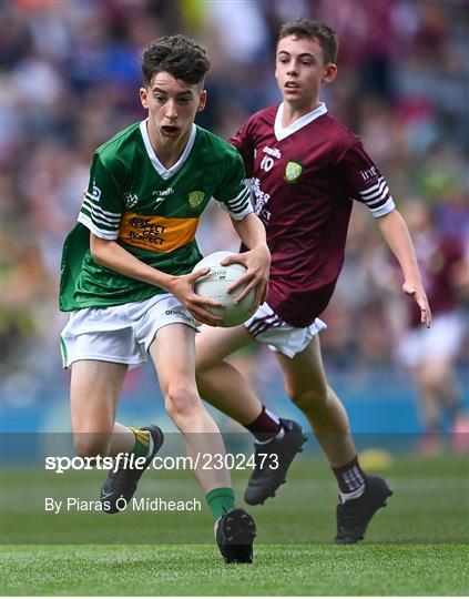 INTO Cumann na mBunscol GAA Respect Exhibition Go Games at GAA All-Ireland Senior Football Championship Final INTO Cumann na mBunscol GAA Respect Exhibition Go Games at GAA All-Ireland Senior Football Championship Final