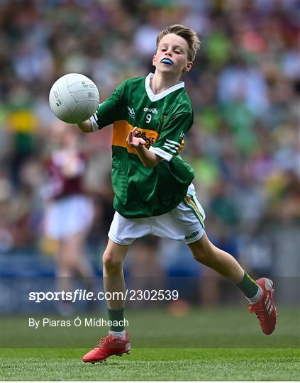 INTO Cumann na mBunscol GAA Respect Exhibition Go Games at GAA All-Ireland Senior Football Championship Final INTO Cumann na mBunscol GAA Respect Exhibition Go Games at GAA All-Ireland Senior Football Championship Final