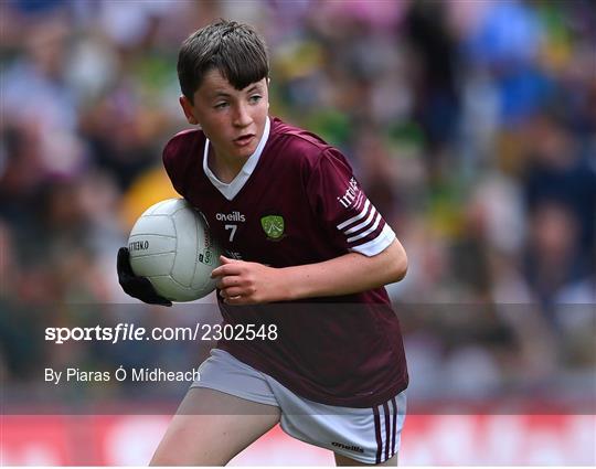 INTO Cumann na mBunscol GAA Respect Exhibition Go Games at GAA All-Ireland Senior Football Championship Final INTO Cumann na mBunscol GAA Respect Exhibition Go Games at GAA All-Ireland Senior Football Championship Final