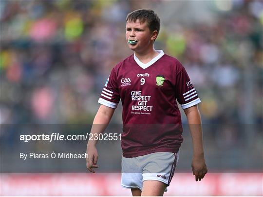 INTO Cumann na mBunscol GAA Respect Exhibition Go Games at GAA All-Ireland Senior Football Championship Final INTO Cumann na mBunscol GAA Respect Exhibition Go Games at GAA All-Ireland Senior Football Championship Final