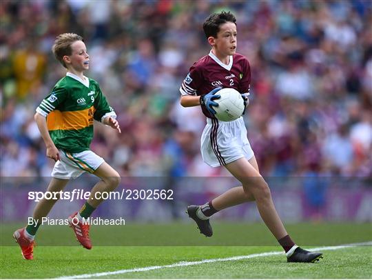 INTO Cumann na mBunscol GAA Respect Exhibition Go Games at GAA All-Ireland Senior Football Championship Final