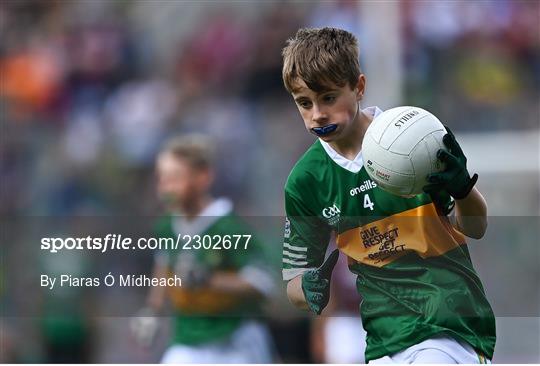 INTO Cumann na mBunscol GAA Respect Exhibition Go Games at GAA All-Ireland Senior Football Championship Final INTO Cumann na mBunscol GAA Respect Exhibition Go Games at GAA All-Ireland Senior Football Championship Final