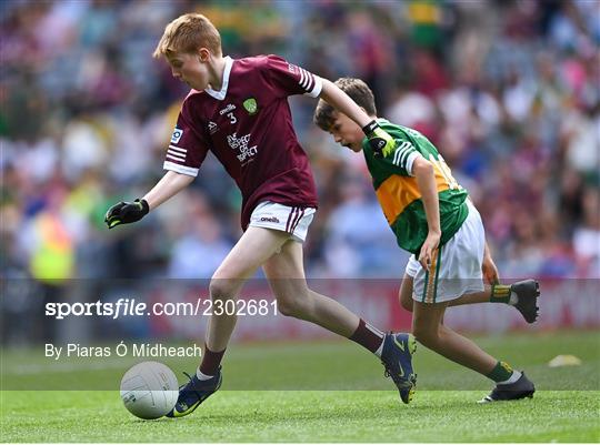 INTO Cumann na mBunscol GAA Respect Exhibition Go Games at GAA All-Ireland Senior Football Championship Final INTO Cumann na mBunscol GAA Respect Exhibition Go Games at GAA All-Ireland Senior Football Championship Final