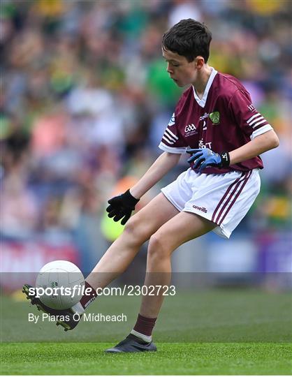INTO Cumann na mBunscol GAA Respect Exhibition Go Games at GAA All-Ireland Senior Football Championship Final INTO Cumann na mBunscol GAA Respect Exhibition Go Games at GAA All-Ireland Senior Football Championship Final