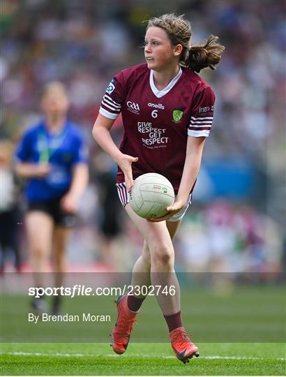 INTO Cumann na mBunscol GAA Respect Exhibition Go Games at GAA All-Ireland Senior Football Championship Final