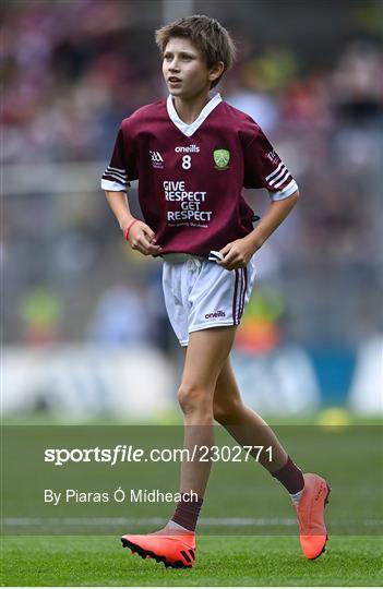 INTO Cumann na mBunscol GAA Respect Exhibition Go Games at GAA All-Ireland Senior Football Championship Final INTO Cumann na mBunscol GAA Respect Exhibition Go Games at GAA All-Ireland Senior Football Championship Final
