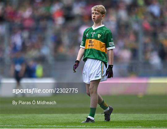 INTO Cumann na mBunscol GAA Respect Exhibition Go Games at GAA All-Ireland Senior Football Championship Final INTO Cumann na mBunscol GAA Respect Exhibition Go Games at GAA All-Ireland Senior Football Championship Final