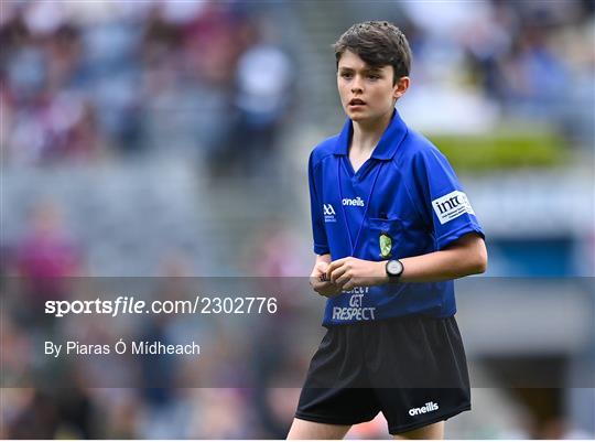 INTO Cumann na mBunscol GAA Respect Exhibition Go Games at GAA All-Ireland Senior Football Championship Final INTO Cumann na mBunscol GAA Respect Exhibition Go Games at GAA All-Ireland Senior Football Championship Final