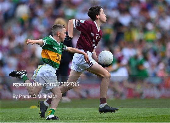 INTO Cumann na mBunscol GAA Respect Exhibition Go Games at GAA All-Ireland Senior Football Championship Final