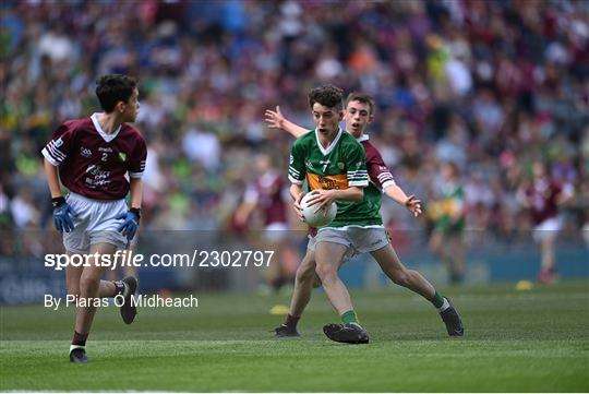 INTO Cumann na mBunscol GAA Respect Exhibition Go Games at GAA All-Ireland Senior Football Championship Final INTO Cumann na mBunscol GAA Respect Exhibition Go Games at GAA All-Ireland Senior Football Championship Final