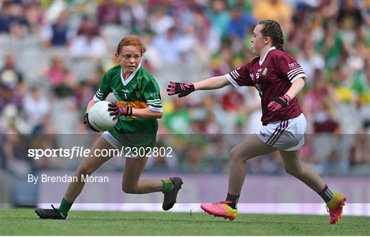 INTO Cumann na mBunscol GAA Respect Exhibition Go Games at GAA All-Ireland Senior Football Championship Final INTO Cumann na mBunscol GAA Respect Exhibition Go Games at GAA All-Ireland Senior Football Championship Final