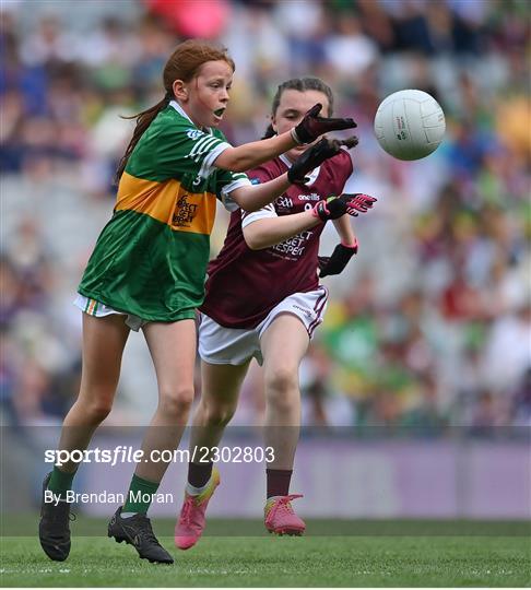 INTO Cumann na mBunscol GAA Respect Exhibition Go Games at GAA All-Ireland Senior Football Championship Final INTO Cumann na mBunscol GAA Respect Exhibition Go Games at GAA All-Ireland Senior Football Championship Final