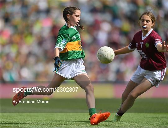 INTO Cumann na mBunscol GAA Respect Exhibition Go Games at GAA All-Ireland Senior Football Championship Final INTO Cumann na mBunscol GAA Respect Exhibition Go Games at GAA All-Ireland Senior Football Championship Final