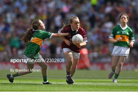 INTO Cumann na mBunscol GAA Respect Exhibition Go Games at GAA All-Ireland Senior Football Championship Final INTO Cumann na mBunscol GAA Respect Exhibition Go Games at GAA All-Ireland Senior Football Championship Final