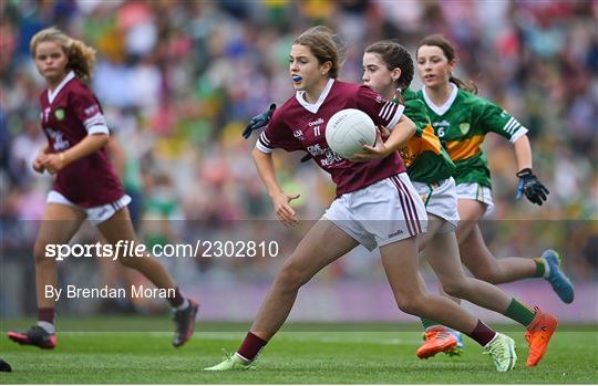 INTO Cumann na mBunscol GAA Respect Exhibition Go Games at GAA All-Ireland Senior Football Championship Final INTO Cumann na mBunscol GAA Respect Exhibition Go Games at GAA All-Ireland Senior Football Championship Final
