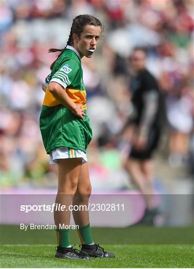 INTO Cumann na mBunscol GAA Respect Exhibition Go Games at GAA All-Ireland Senior Football Championship Final INTO Cumann na mBunscol GAA Respect Exhibition Go Games at GAA All-Ireland Senior Football Championship Final
