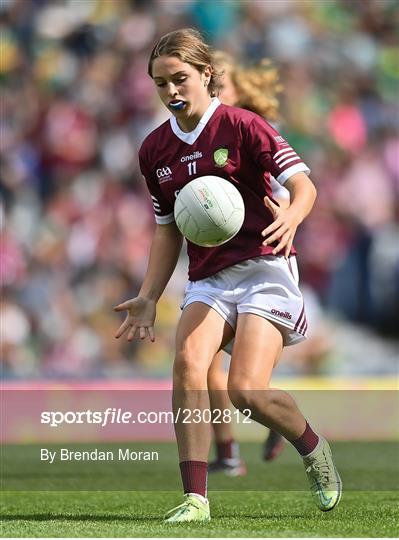 INTO Cumann na mBunscol GAA Respect Exhibition Go Games at GAA All-Ireland Senior Football Championship Final INTO Cumann na mBunscol GAA Respect Exhibition Go Games at GAA All-Ireland Senior Football Championship Final