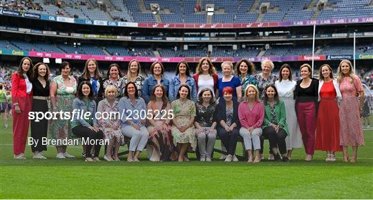 Jubilee teams at the TG4 All-Ireland Ladies Football Championship Finals